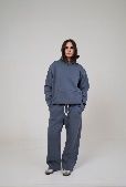 SEEMLY BASIC HOODIE CHARCOAL S