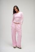 SEEMLY ROUND LONG SLEEVE PINK M