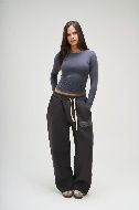 SEEMLY WINTER SWEATPANTS DARK GREY M