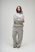 SEEMLY WINTER SWEATPANTS LIGHT GREY S