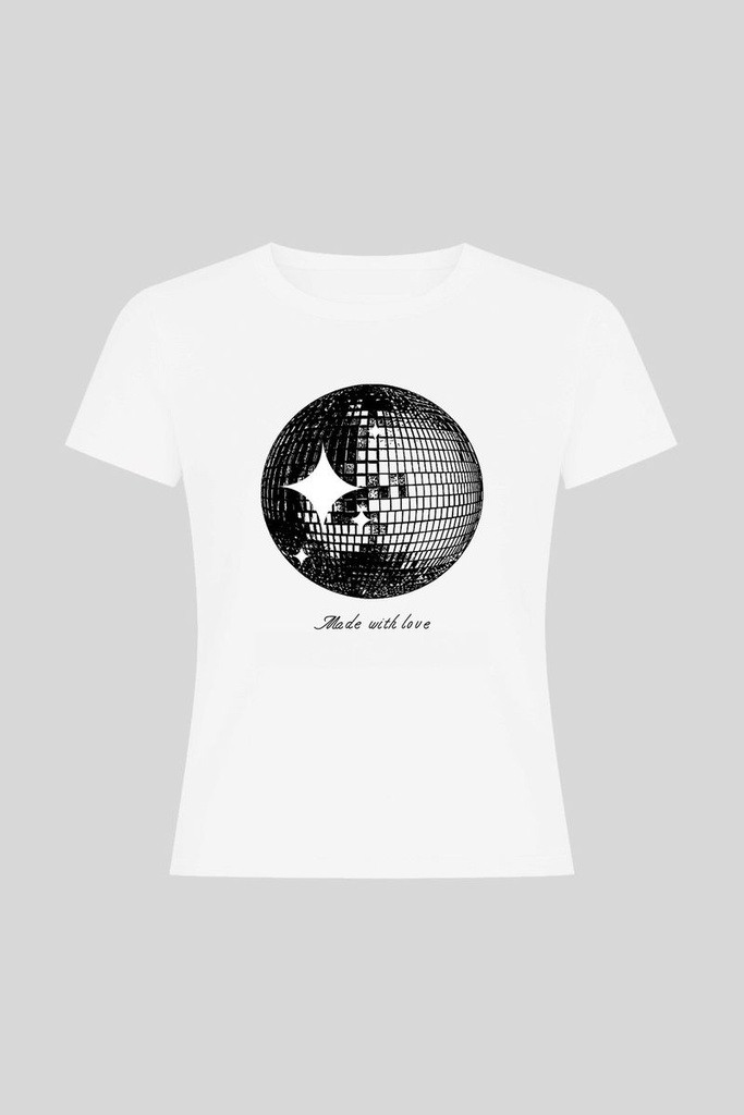 SWAY BABY TEE WHITE M