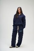 SEEMLY Q-ZIP NAVY S