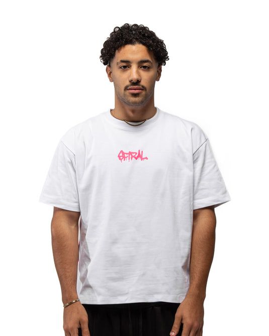 SPIRAL ART TEE WHITE M