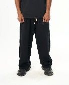 SEEMLY SUMMER SWEAT PANTS BLACK L