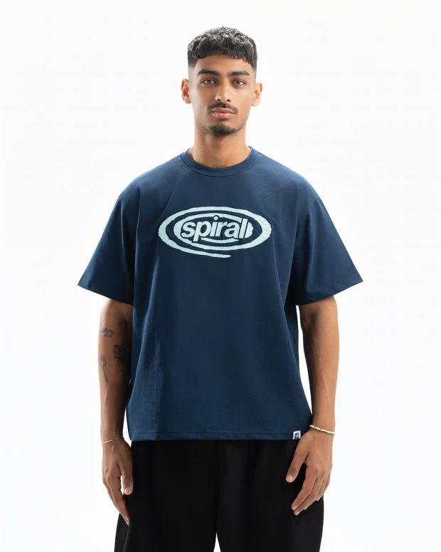 SPIRAL ESSENTIALL T-SHIRT NAVY S