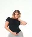 SEEMLY SUMMER ROUND TOP BLACK M