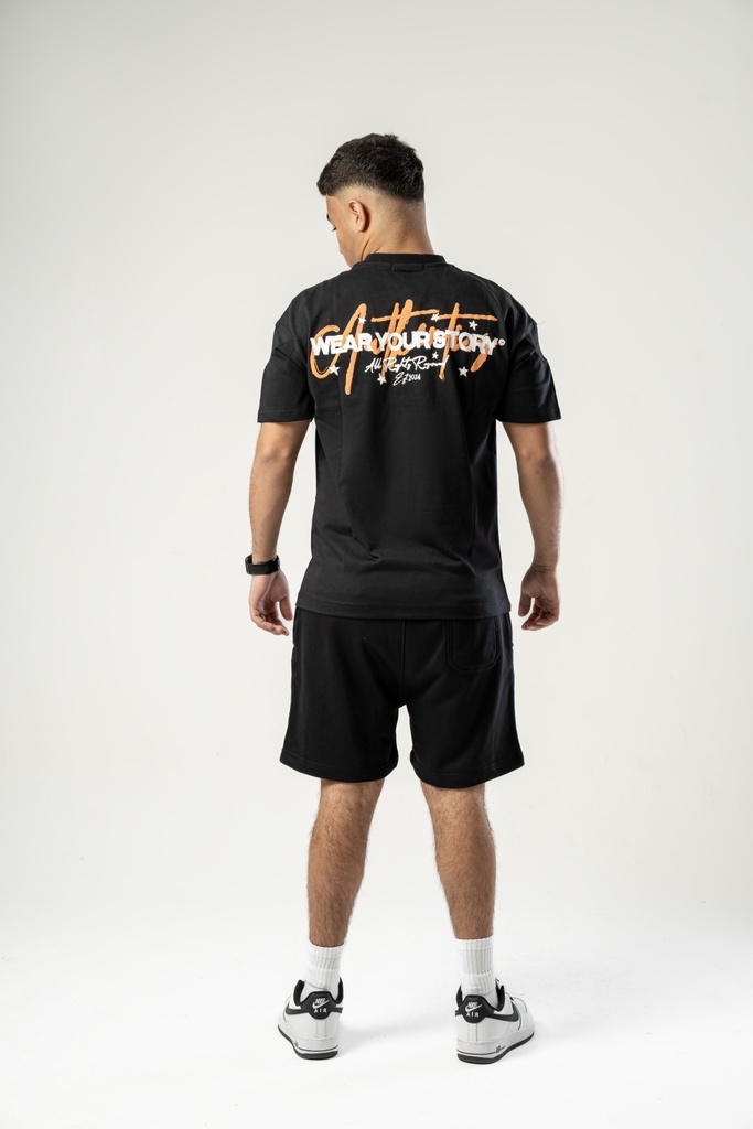 ZODIAC SIGNATURE STORY TEE BLACK XL