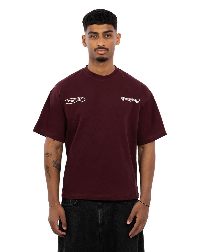 27 ESSENTIAL MARRON TEE S
