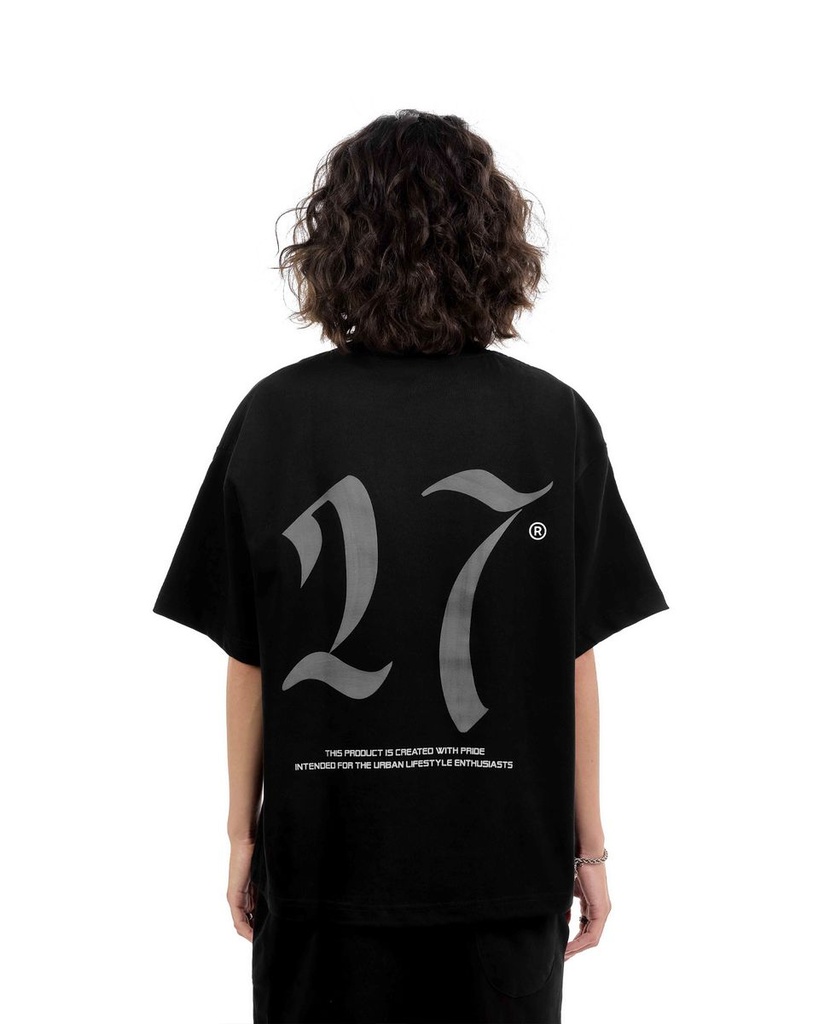 27 PUFF TEE BLACK S