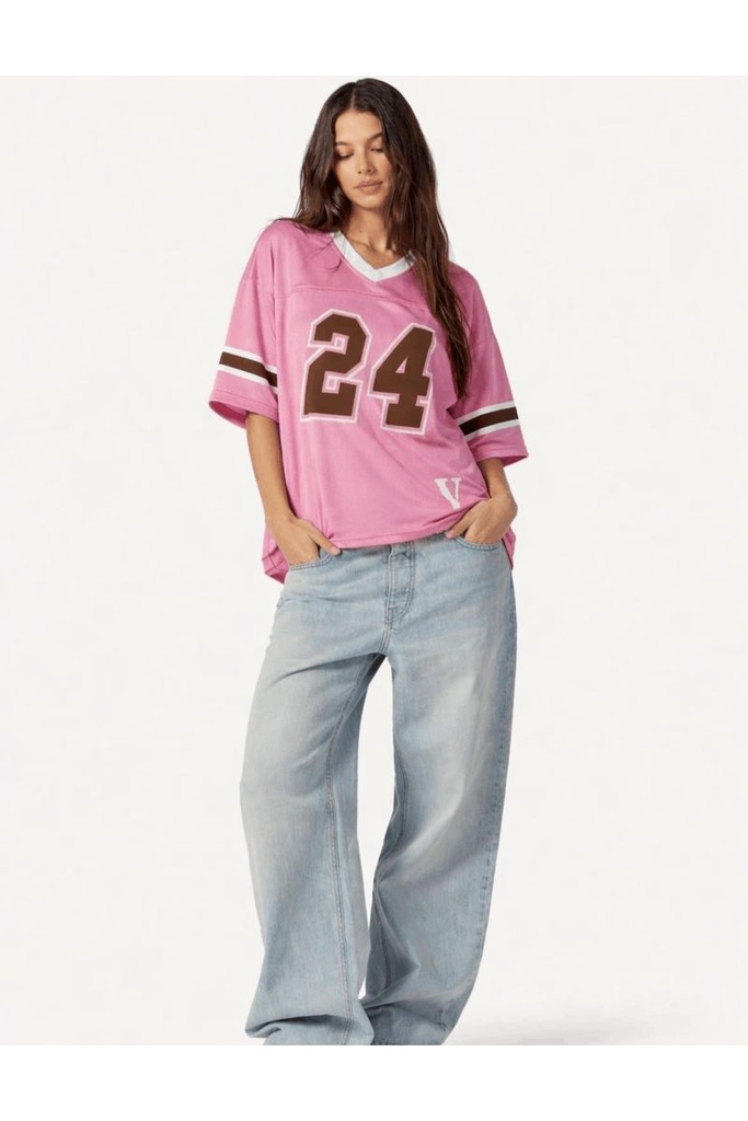 VOTCH  PINK X BROWN JERSEY S