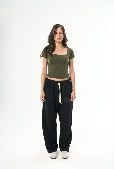 SEEMLY SUMMER SQUARE TOP OLIVE M