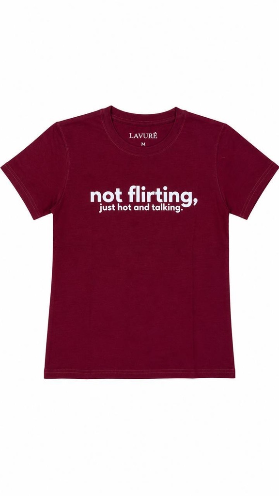 LAVURE NOT FLIRTING BURGANDY L