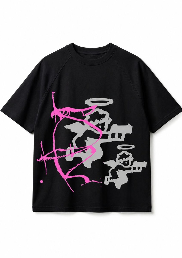 STRZ ERA ANGEL TEE BLACK L
