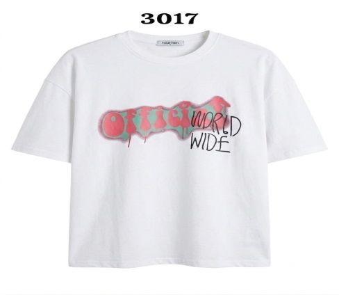 FOURTEEN WORLD WIDE TEE WHITE XL