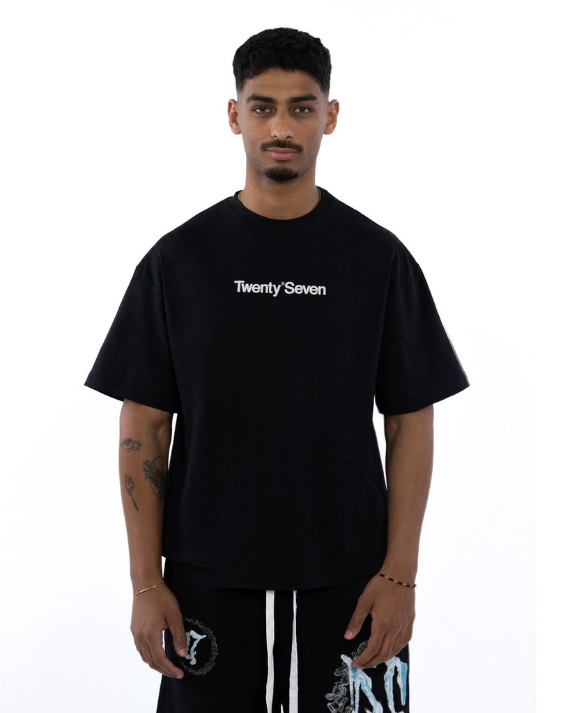 27 VI LINE TEE BLACK L
