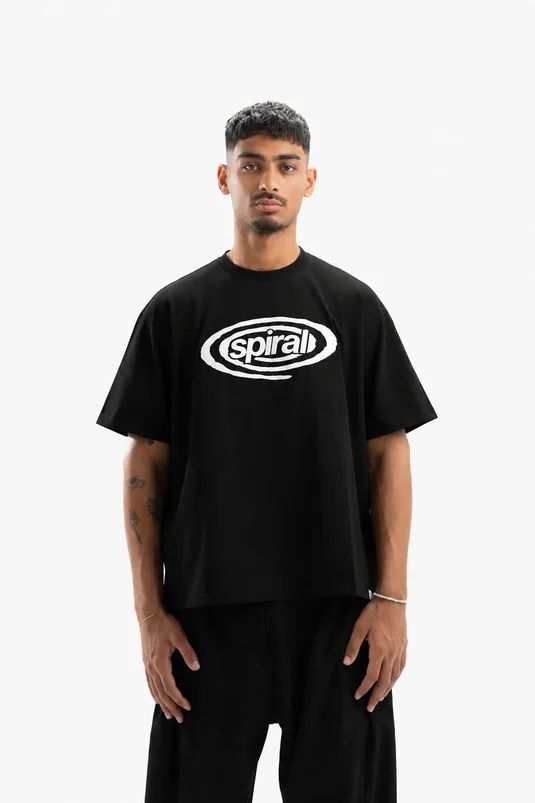 SPIRAL ESSENTIALL T-SHIRT BLACK M