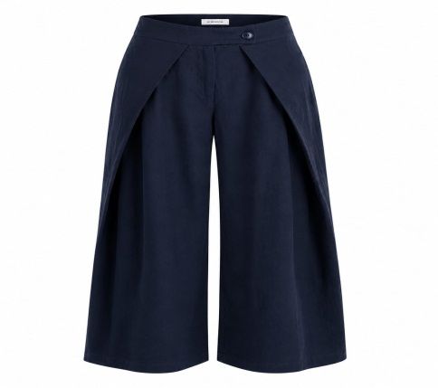 [713] FOURTEEN TAILORED PANTS NAVY XS